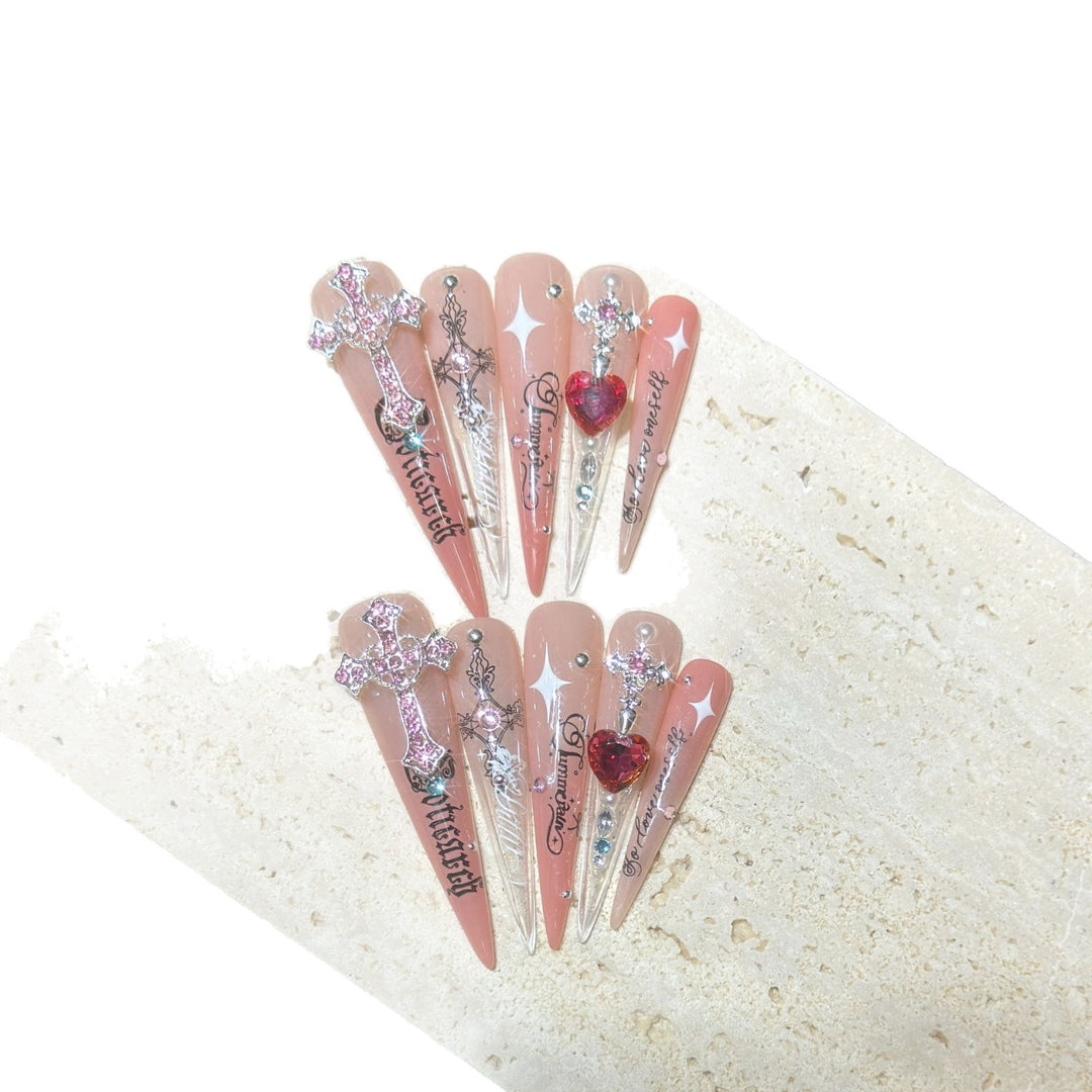 Artistic Press-On Nail Tips Kalsten