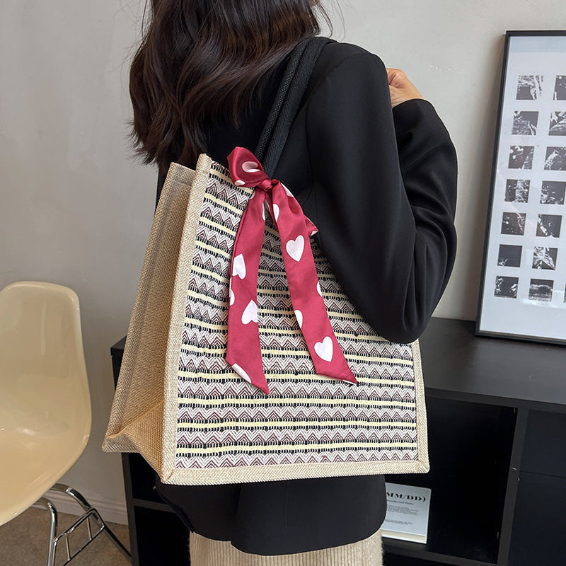 Decorative Patterned Tote Bag