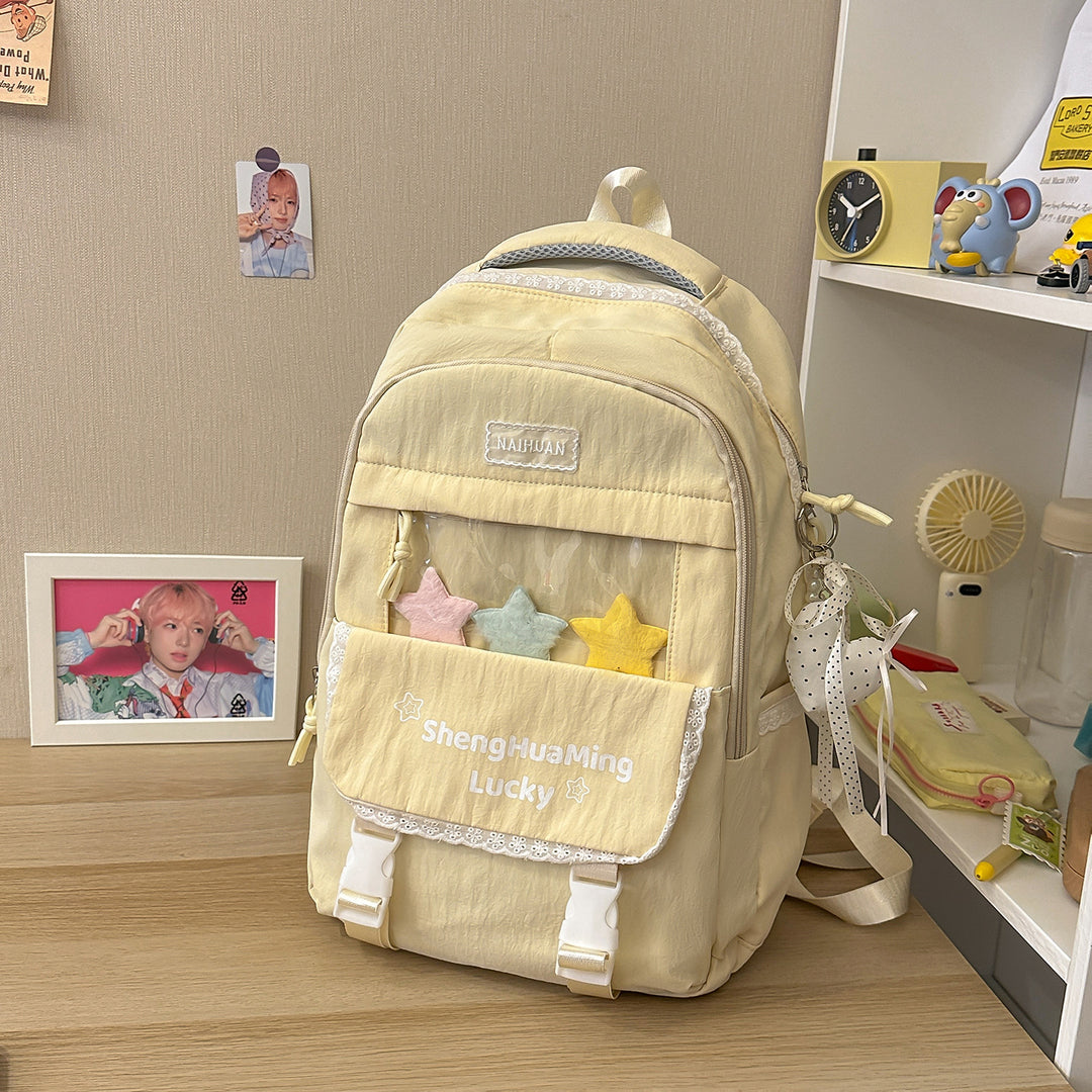 Transparent Window Backpack Kalsten