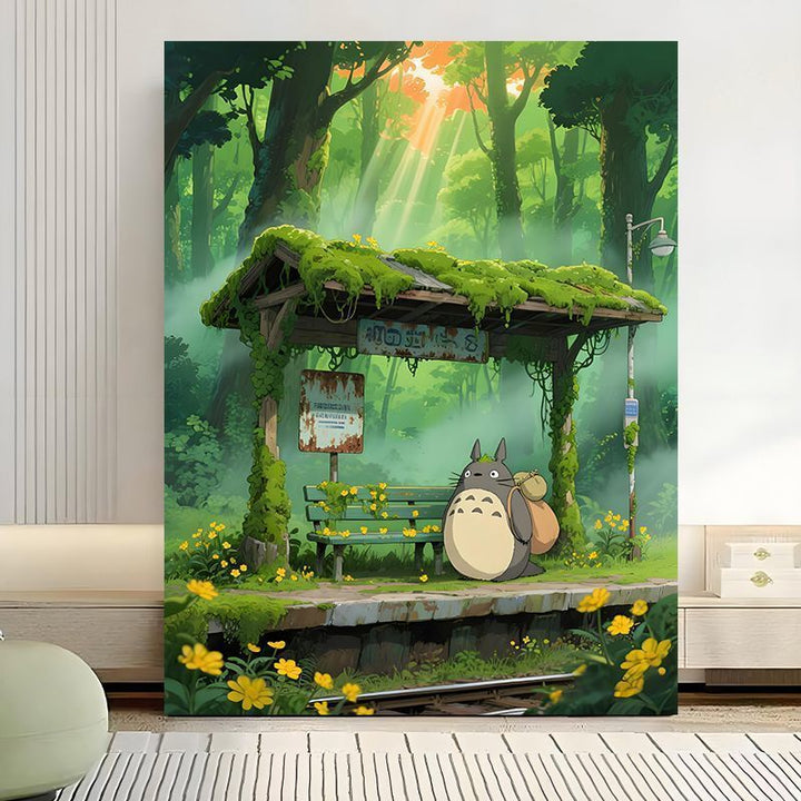 Enchanted Forest Scene Canvas Art Print Kalsten