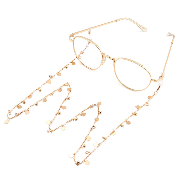 Decorative Heart-Shaped Eyewear Chain Kalsten