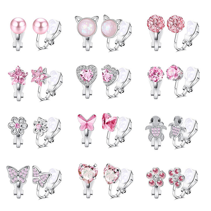 Charming Clip-On Earrings Set Kalsten