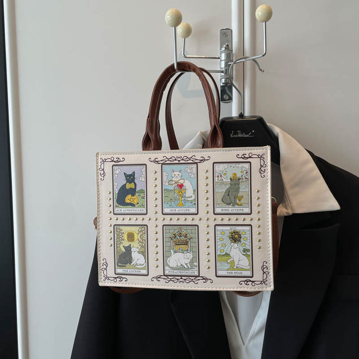 Cat-Themed Art Tote
