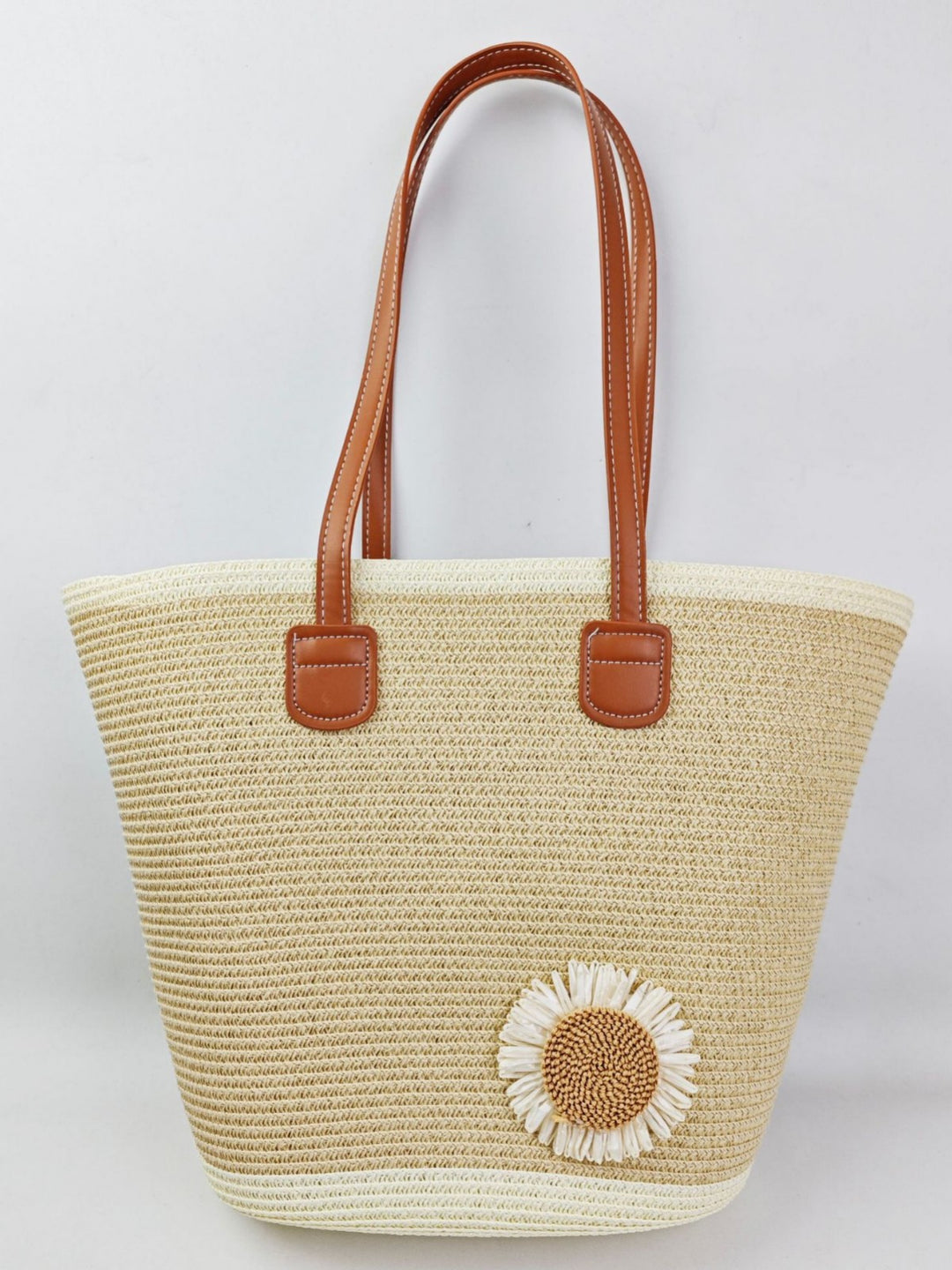 Beach bag with floral accents Kalsten