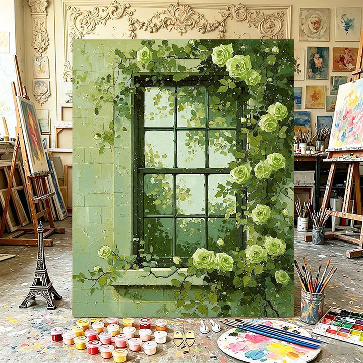 Botanical Window Canvas Art Kalsten