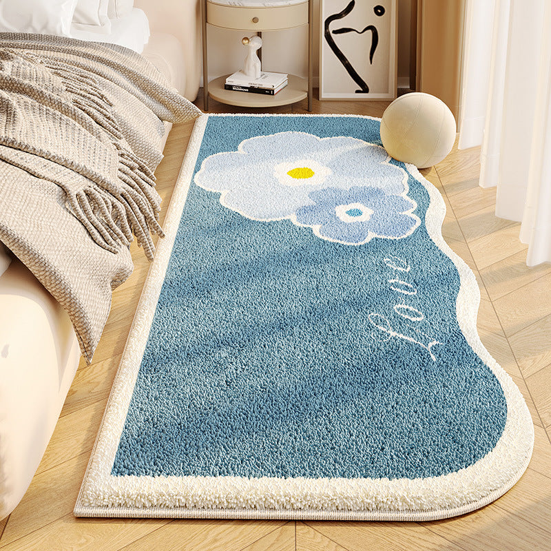 Floral Shaped Plush Area Rug Kalsten