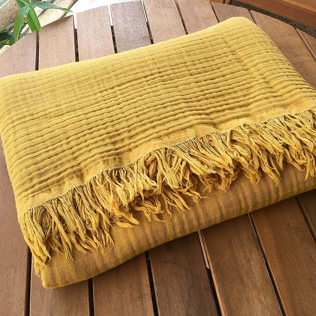 Luxurious Cotton Throw Blanket kalsten