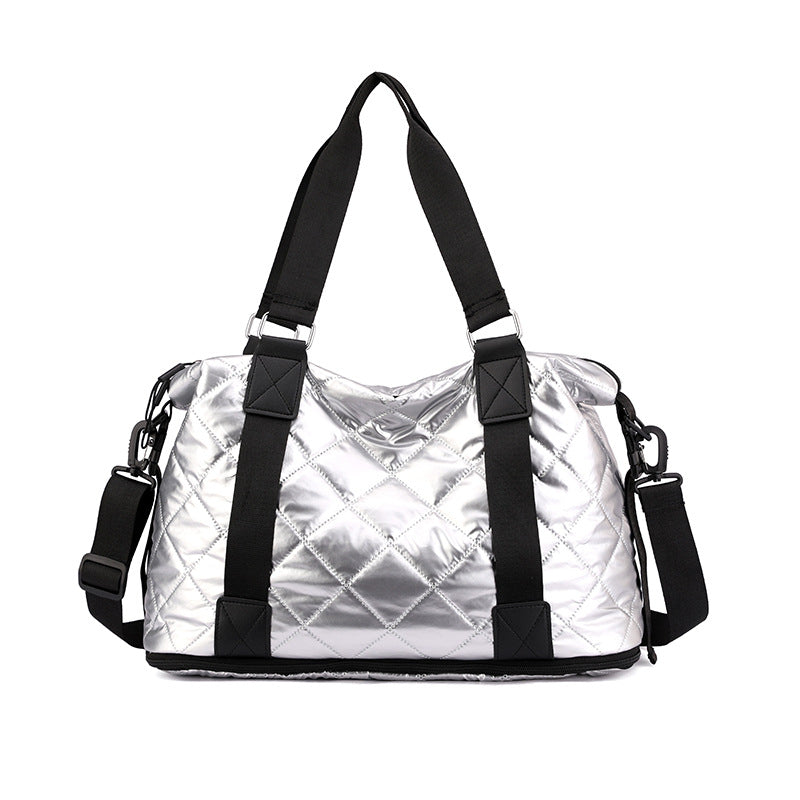 Stylish Quilted Sports Duffle Bag Kalsten