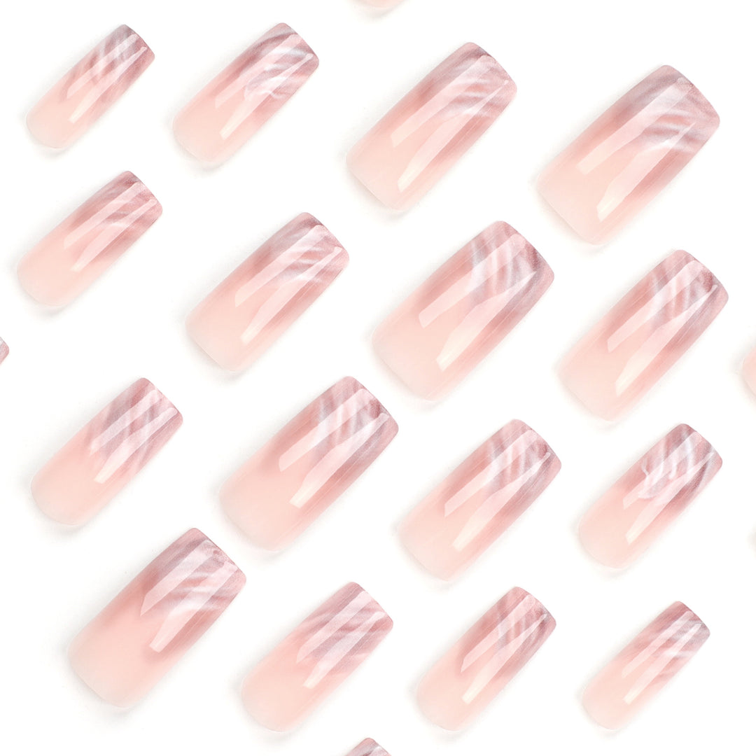 Artistic Acrylic Nails with Elegant Shine Kalsten