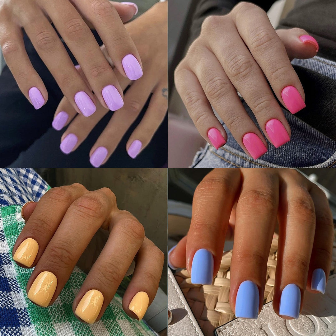 Artificial nail set with elegant and natural shine Kalsten