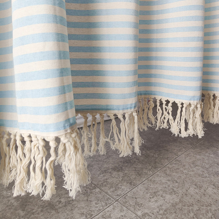 Elegant Textured Shower Curtain Kalsten