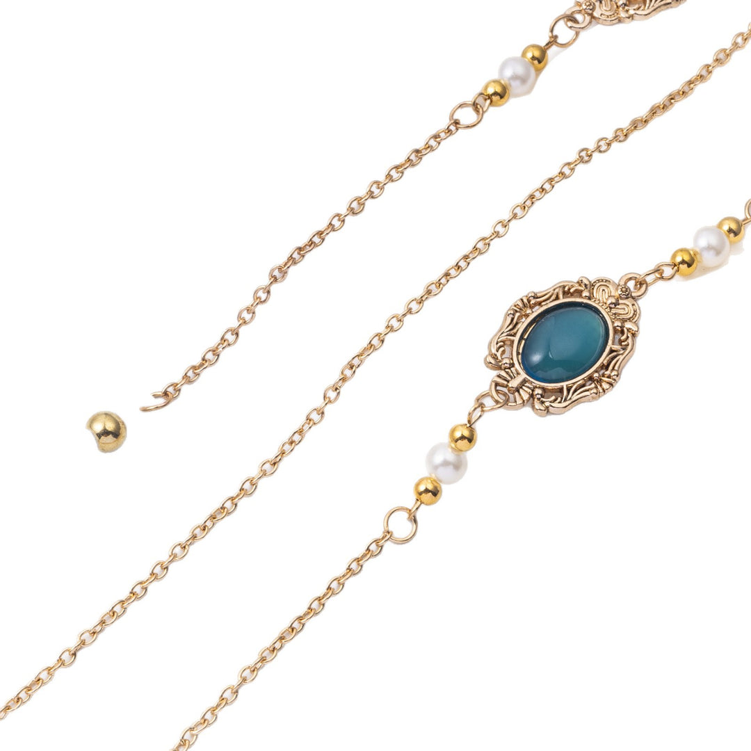 Ornate Eyewear Chain with Gemstone Accents Kalsten