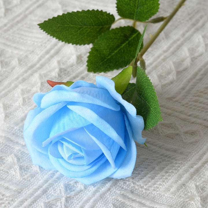 Realistic Silk Rose Decoration