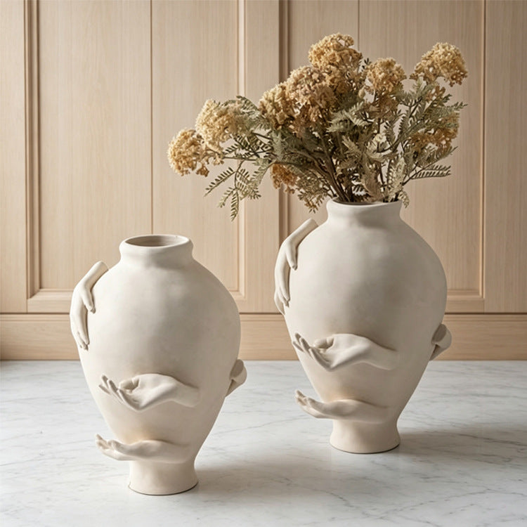 Artistic Ceramic Decorative Vessel