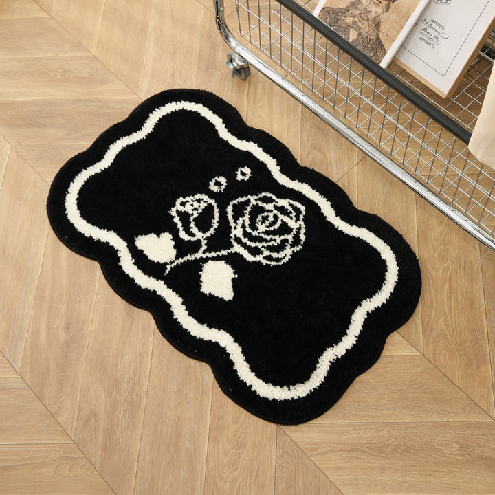 Heart-Shaped Decorative Bath Mat Kalsten