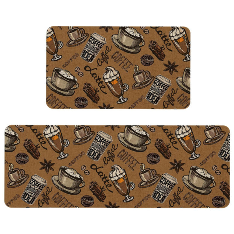 Non-Slip Geometric Print Kitchen Mat Set Kalsten