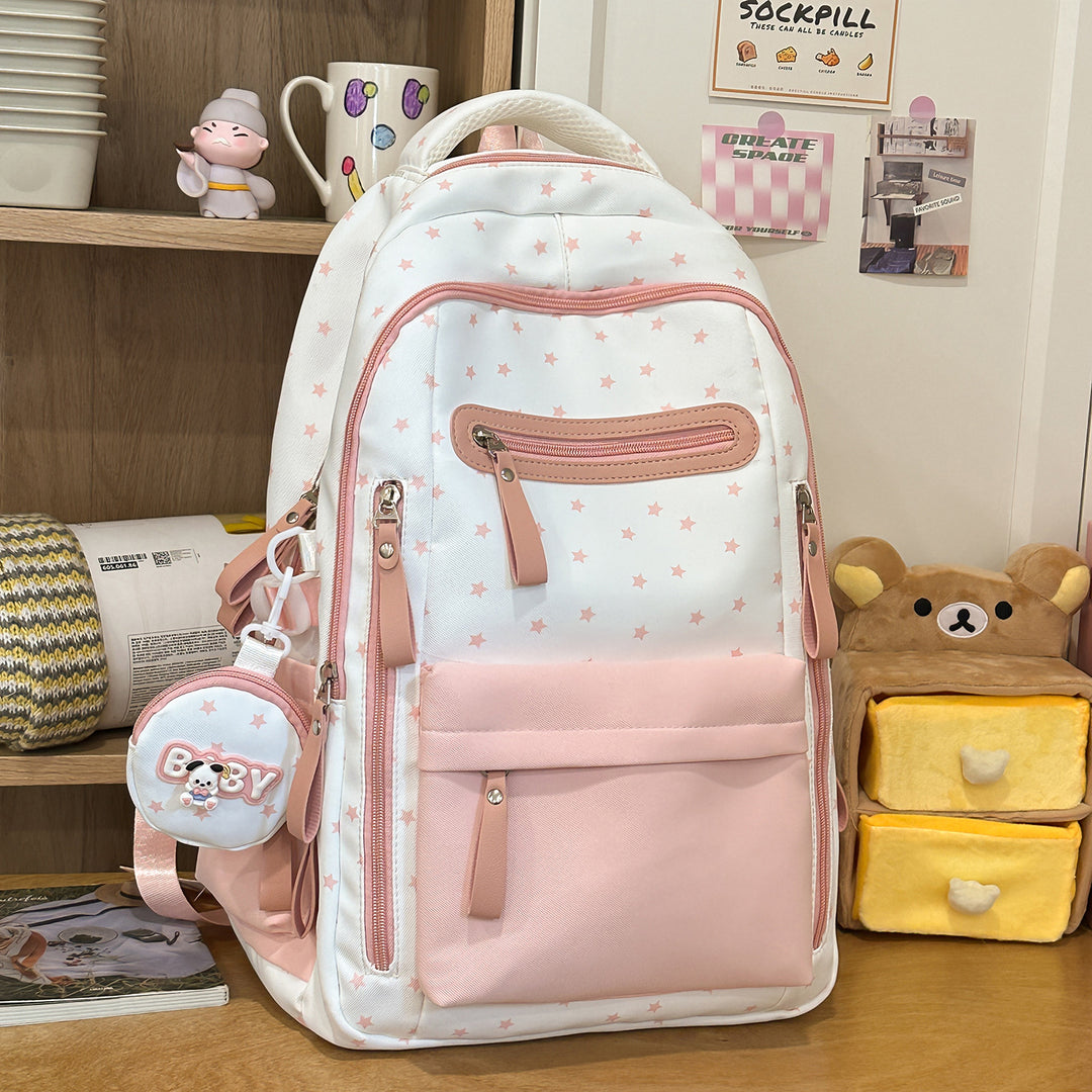 Stylish Star-Embellished Fashion Backpack Kalsten