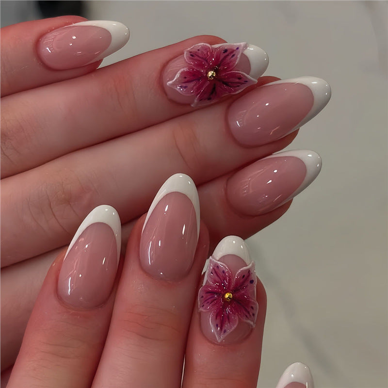 Artistic Floral Acrylic Nail Enhancements Kalsten 1789447284