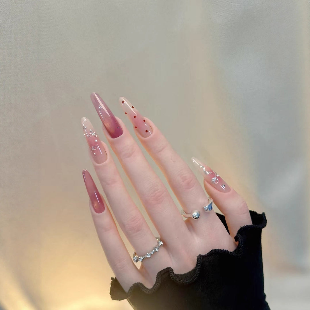 Ombre Stiletto Nail Art Extensions