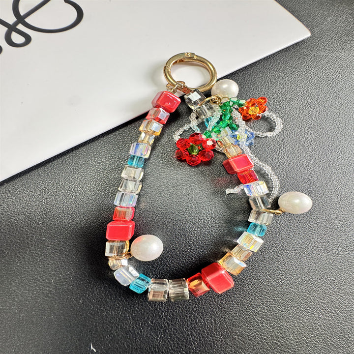 Colorful Beaded Phone Charm Lanyard Kalsten
