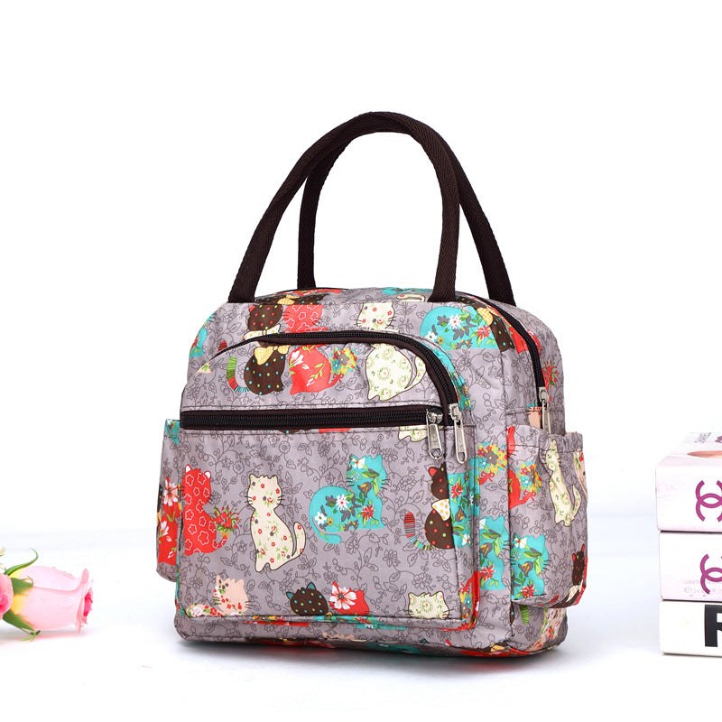 Cute Cat Print Handbag Kalsten