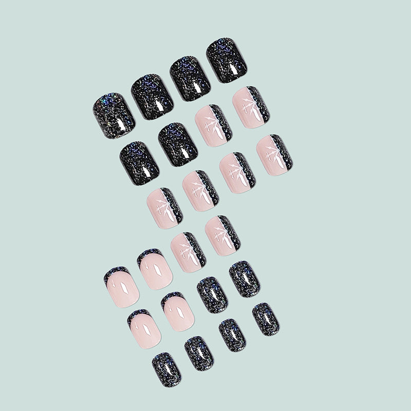 Glamorous nail art with festive accents Kalsten