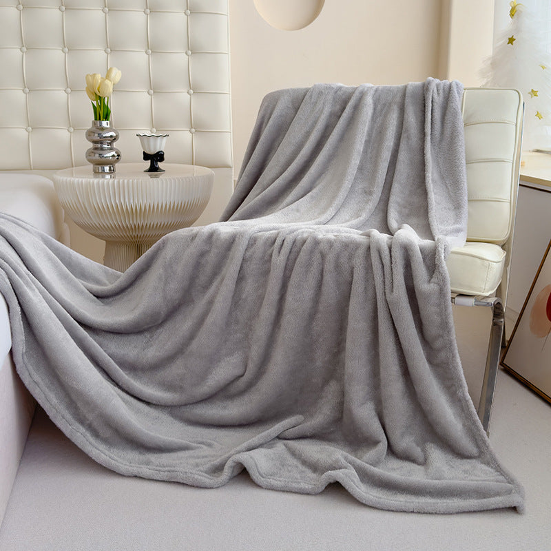 Cozy Microfiber Throw Blanket