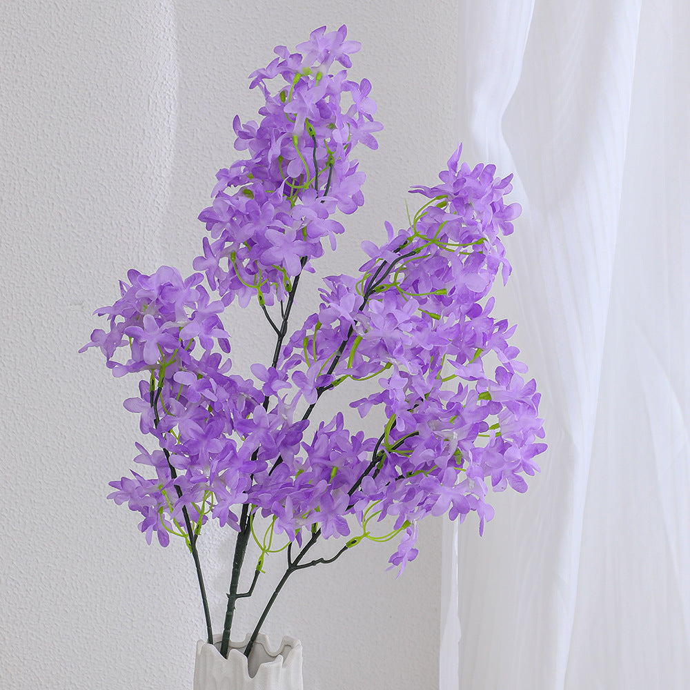 Artificial flower branch with delicate details