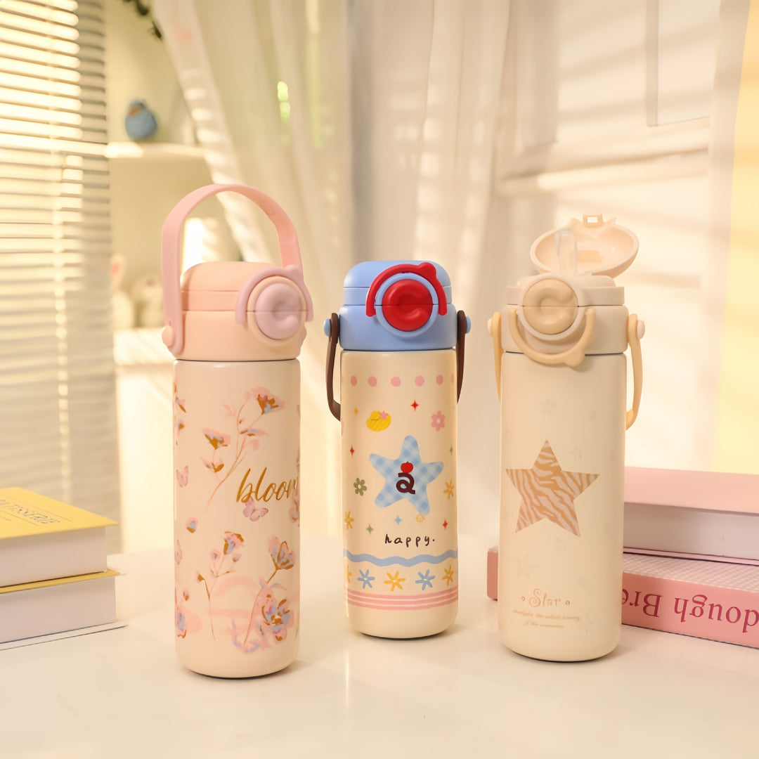 Ladies Insulated Drinking Bottle in Cheerful Strawberry Design Kalsten