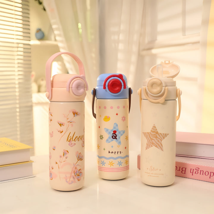 Ladies Insulated Drinking Bottle in Cheerful Strawberry Design Kalsten
