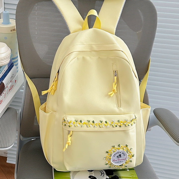 Embroidered Floral Backpack Kalsten