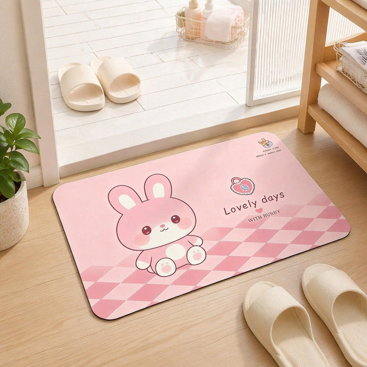 Cute Bunny Themed Area Rug Kalsten