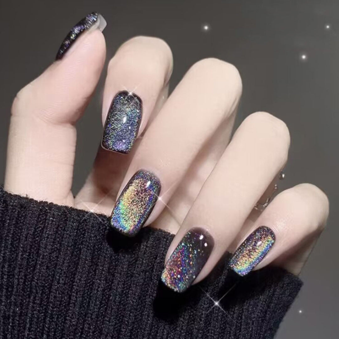 Premium Glittery Press-On Nail Set