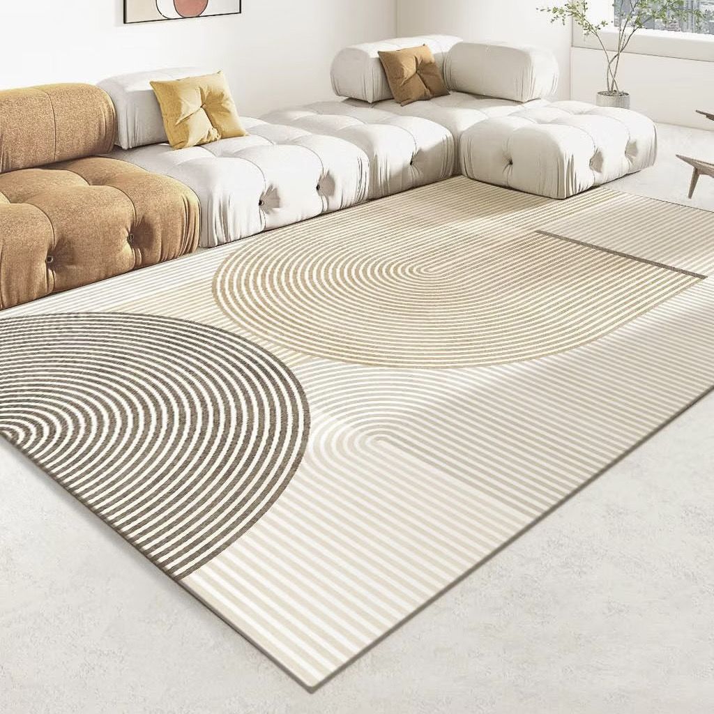Modern Abstract Area Rug for Indoor Display