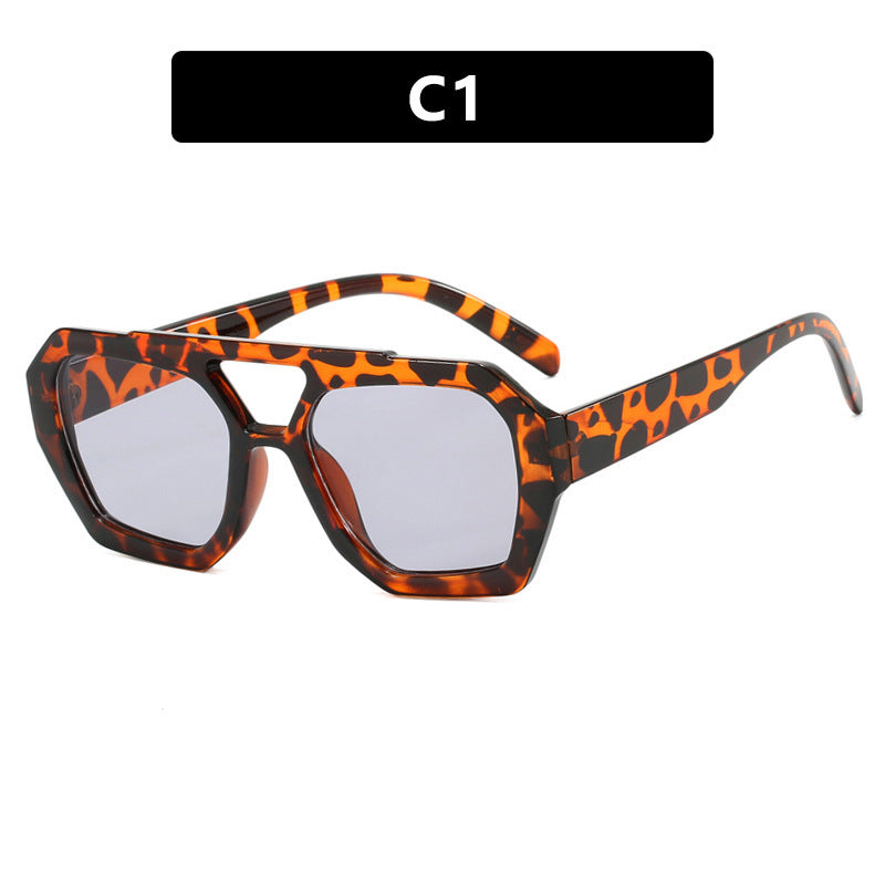 Women's oversized sunglasses in striking, octagonal design Kalsten