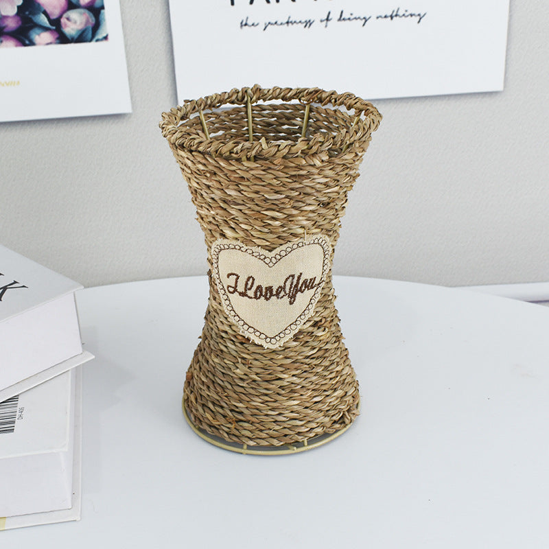 Handcrafted Natural Woven Storage Basket Kalsten