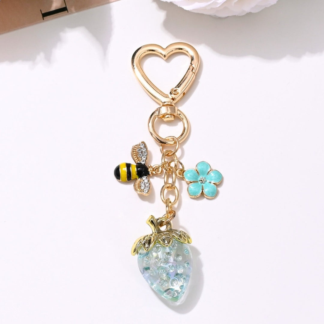 Keychain with Fruity Strawberry Design Kalsten