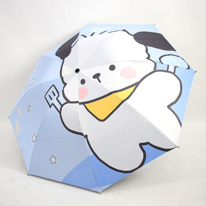 Women's Folding Kid's Umbrella with Cute Animal Designs Kalsten