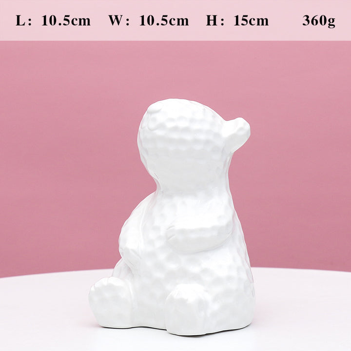 Decorative Ceramic Bear Figurine Kalsten