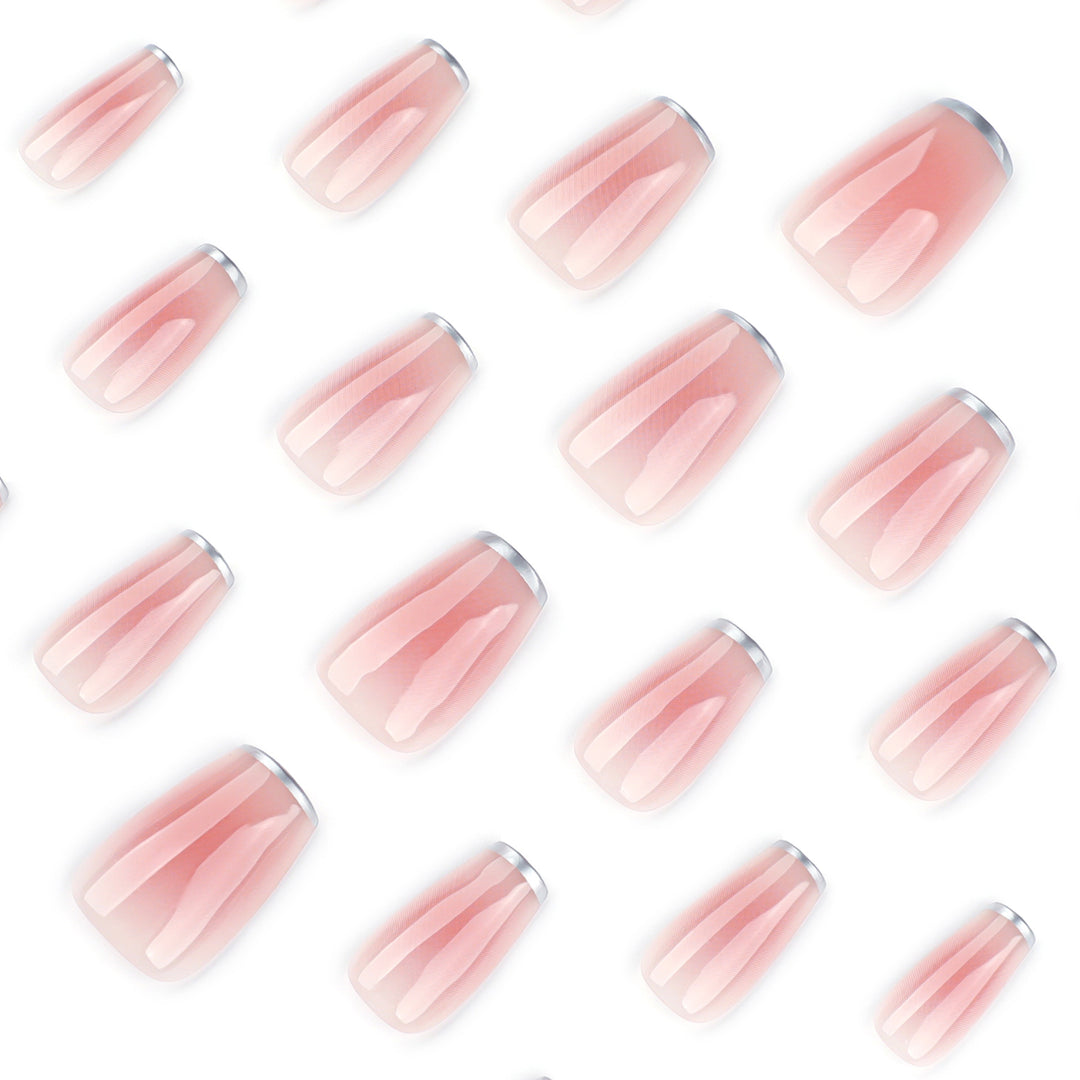 Elegant Nail Extensions with Translucent French Tip Kalsten