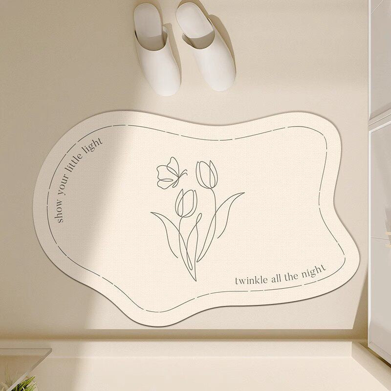 Modern Abstract Bath Mat