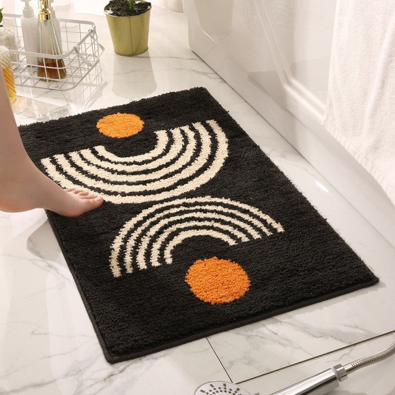 Plush Cat Theme Bath Mat