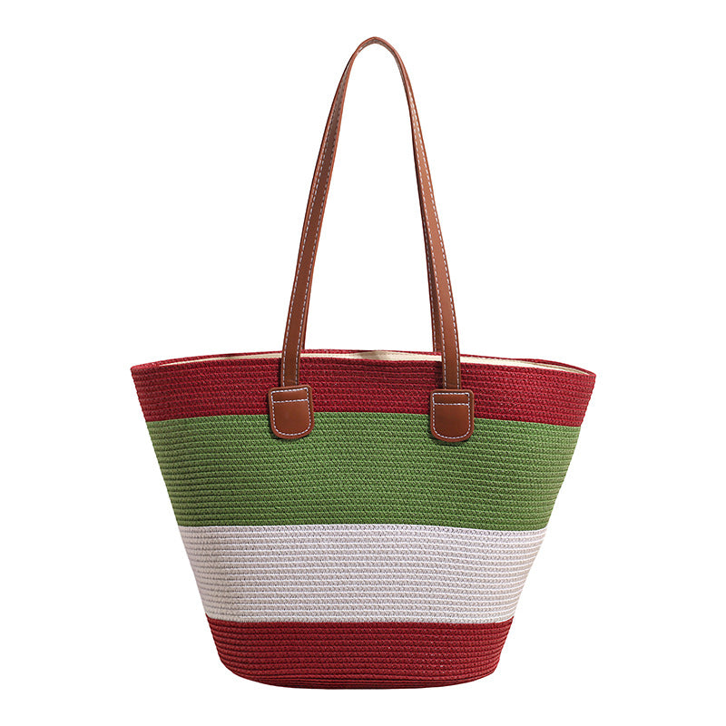 Eco-Friendly Woven Beach Tote Bag