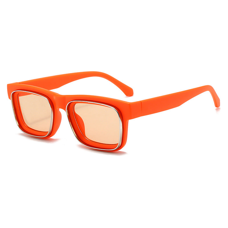 Women's fashionable square sunglasses with contrasting frame Kalsten