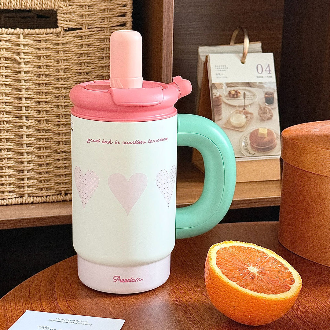 Women Practical Drinking Containers with Innovative Carry Handle Kalsten