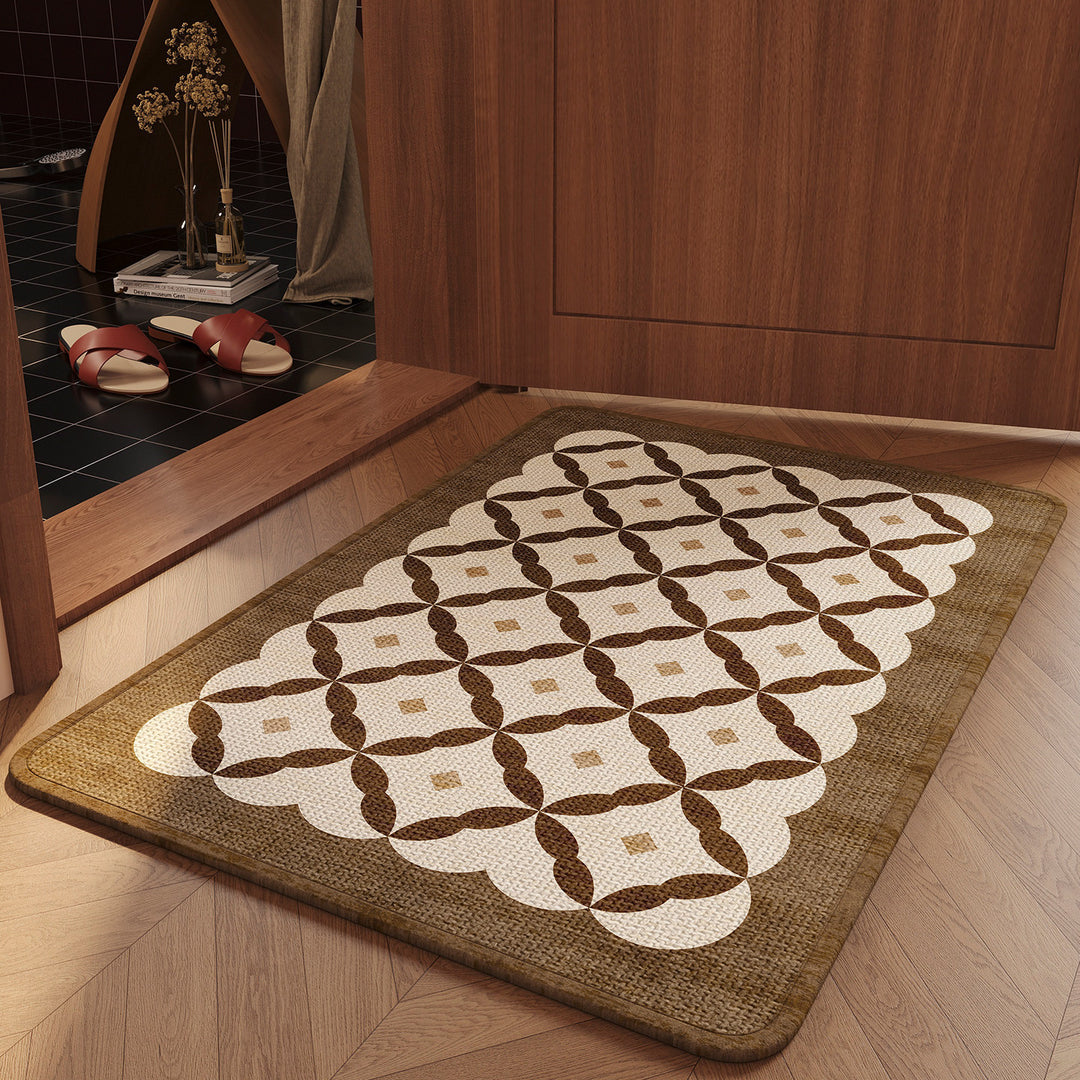 Geometric Pattern Decorative Entryway Mat
