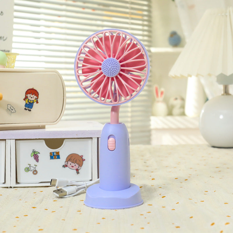 Women's portable table fan in playful flower design Kalsten