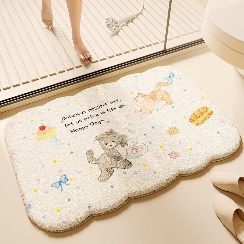 Fun Animal-Themed Bathroom Mat