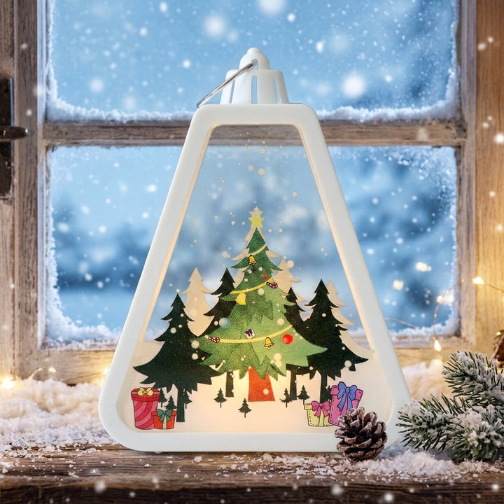 Christmas lantern in modern design