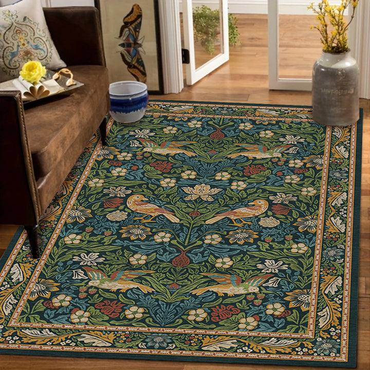 Artistic Tiger-Themed Area Rug